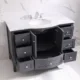Eviva Stanton 48" Dark Gray Transitional Bathroom Vanity with White Carrara Top-EVVN04-48DG - Image 4