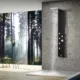 Eviva Velino Black Tempered Glass Thermostatic Shower Massage Panel EVSH152BL/CH - Image 2