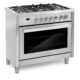 Cosmo Commercial-Style 36'' 3.8 cu. ft. Single Oven Dual Fuel Range with 8 Function Convection Oven in Stainless Steel F965 - Image 4