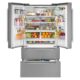 Cosmo 22.5 cu. ft. 4-Door French Door Refrigerator with Pull Handle in Stainless Steel, Counter Depth COS-FDR225RHSS-G - Image 3
