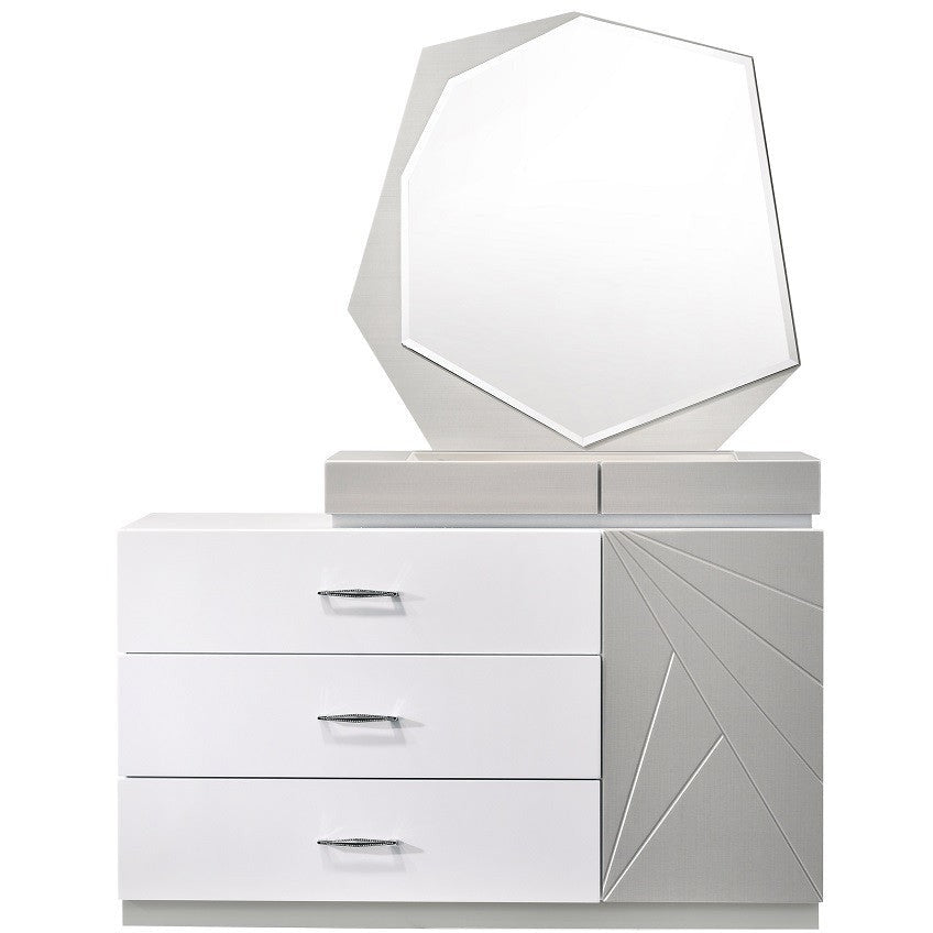 images J&M Furniture Florence Dresser & Mirror 17852-DM - Image 1