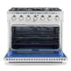 Cosmo Commercial-Style 36'' 4.5 cu. ft. Gas Range with 6 Italian Burners and Heavy Duty Cast Iron Grates in Stainless Steel COS-GRP366 - Image 10