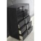 J&M Furniture Giulia Chest in Glossy Gray SR11-103 - Image 2