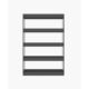 J&M Furniture Cloud Curio Unit in Grey High Gloss 177041-G - Image 3