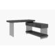 J&M Furniture Cloud Desk in Grey High Gloss 179921-D-G - Image 2