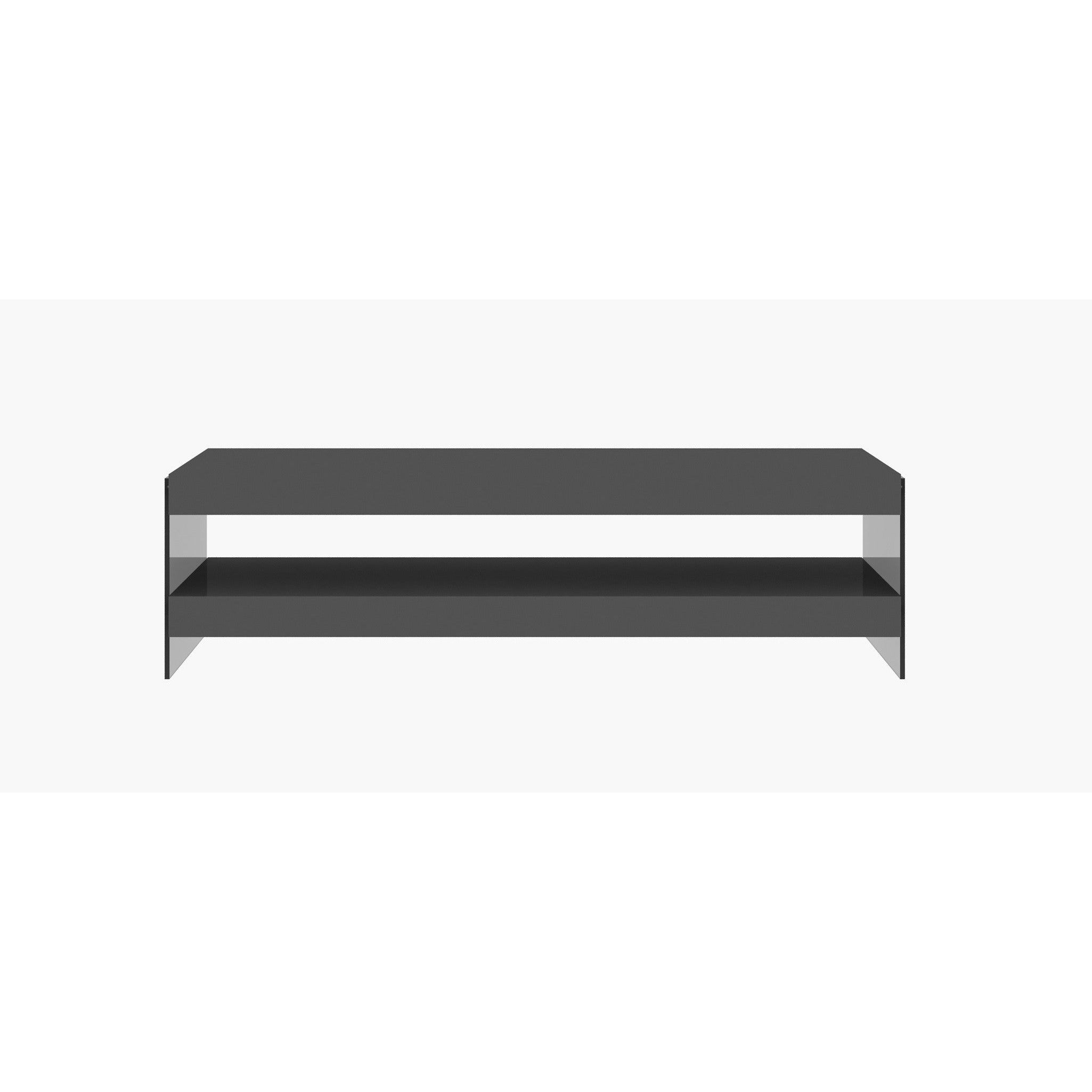 images J&M Furniture Cloud TV Base in Grey High Gloss 179701-TV-G - Image 1