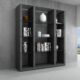 J&M Furniture Cloud Wall Unit in Grey High Gloss 177031-G