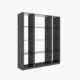 J&M Furniture Cloud Wall Unit in Grey High Gloss 177031-G - Image 3