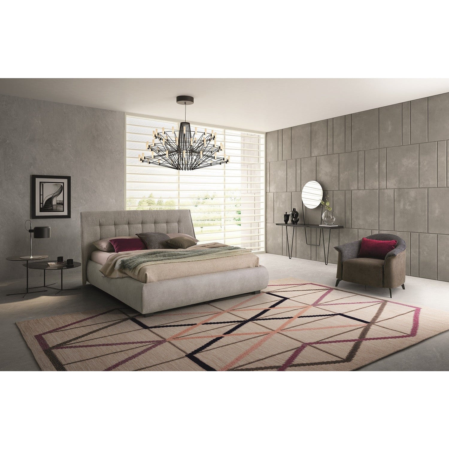 images J&M Furniture Guscio Queen Storage Bed 17768-Q - Image 1