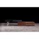 J&M Furniture CE Hudson TV Base in Walnut & Black 17475-WB - Image 4