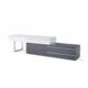 J&M Furniture CE Hudson TV Base in Grey & White 17475-GW - Image 5