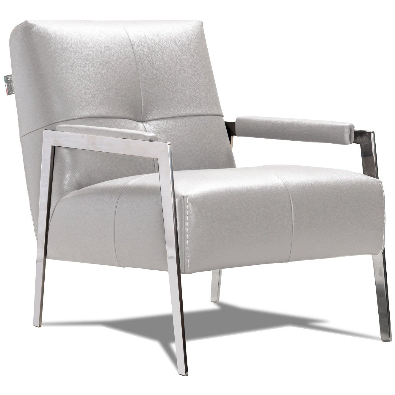 images J&M Furniture I765 Arm Chair in Light Grey 17445 - Image 1