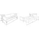 J&M Furniture JK059 Sofa in Light Grey 17342 - Image 8