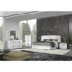 J&M Furniture Infinity Premium Queen Bed in Bianco Lucido 17441-Q - Image 2