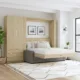 Queen Size Murphy Bed with Couch & Large Storage Cabinet | Inovabed - Image 6