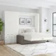 Queen Size Murphy Bed with Couch & Large Storage Cabinet | Inovabed - Image 11