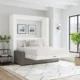 Queen Size Murphy bed with Couch & two Nightstands | Inovabed - Image 35