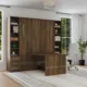 Queen Size Murphy Bed with Table and Side Cabinets | Inovabed - Image 55