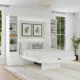 Queen Size Murphy Bed with Table and Side Cabinets | Inovabed - Image 34