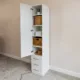 Queen Size Murphy Bed with Table and Side Cabinets | Inovabed - Image 43