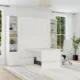 Queen Size Murphy Bed with Table and Side Cabinets | Inovabed - Image 33