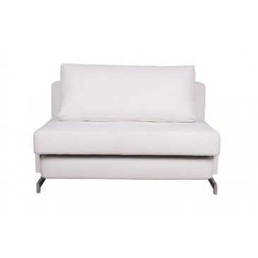 images J&M Furniture Premium Sofa Bed K43-1 in White Leatherette 176013-W - Image 1