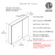 Blossom Sirius 30" LED Medicine Cabinet with Clock MCL3 3032 - Image 3