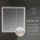 Blossom Sirius 30" LED Medicine Cabinet with Clock MCL3 3032