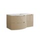 LaToscana Oasi 53" Vanity With Right Side Cabinet OA53OPT2W - Image 7