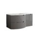 LaToscana Oasi 53" Vanity With Right Side Cabinet OA53OPT2W - Image 6