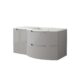 LaToscana Oasi 53" Vanity With Left Side Cabinet OA53OPT3W - Image 5