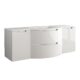 LaToscana Oasi 57" Vanity With Both Side Cabinets OA57OPT4W - Image 2