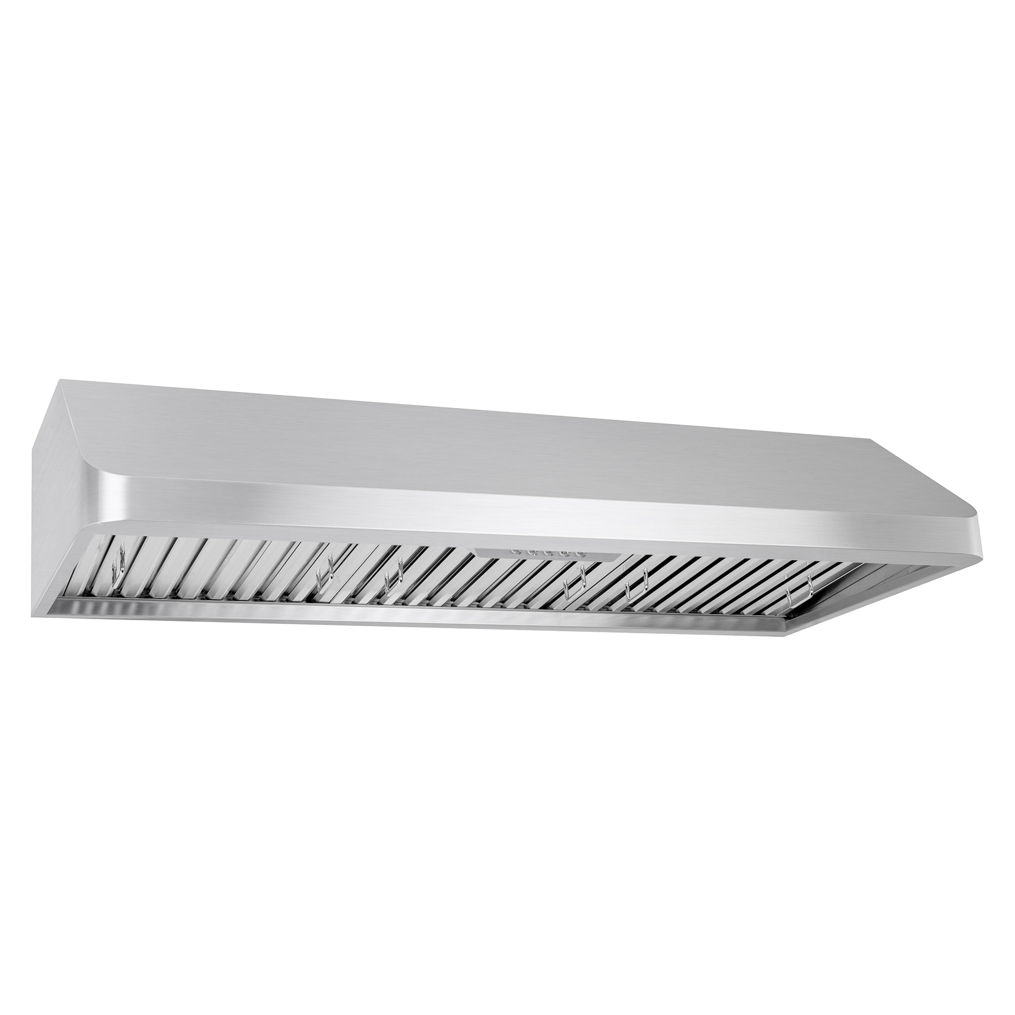 images Cosmo 48" Under Cabinet Range Hood with Push Button Controls, Permanent Filters, 3-Speed Fan and LED Lights in Stainless Steel COS-QB48 - Image 1