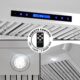 Cosmo 36" Ducted Under Cabinet Range Hood in Stainless Steel with Touch Display, LED Lighting and Permanent Filters COS-QS90 - Image 9
