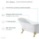 Swiss Madison Caché Single Acrylic Bathtub SM-FB585CBG - Image 9