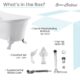 Swiss Madison Caché Single Acrylic Bathtub SM-FB585CBG - Image 42