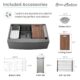 Swiss Madison Tourner 33" x 22" Stainless Steel, Single Basin, Farmhouse Sink Kitchen Workstation with Apron in Rose Gold - SM-KS28RG - Image 18