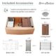 Swiss Madison Tourner 33" x 22" Stainless Steel, Single Basin, Farmhouse Sink Kitchen Workstation with Apron in Rose Gold - SM-KS28RG - Image 10