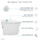 Swiss Madison Hugo Intelligent One-Piece Elongated Toilet, Touchless Dual-Flush 1.1/1.6GPF - SM-ST040 - Image 9