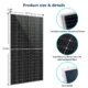 SunGoldPower 460 Watt Bifacial PERC Solar Panel SG-460WBG - Image 5