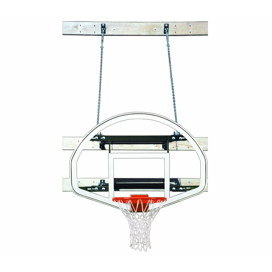 images First Team SuperMount46 Advantage Wall Mounted Basketball System - Image 1