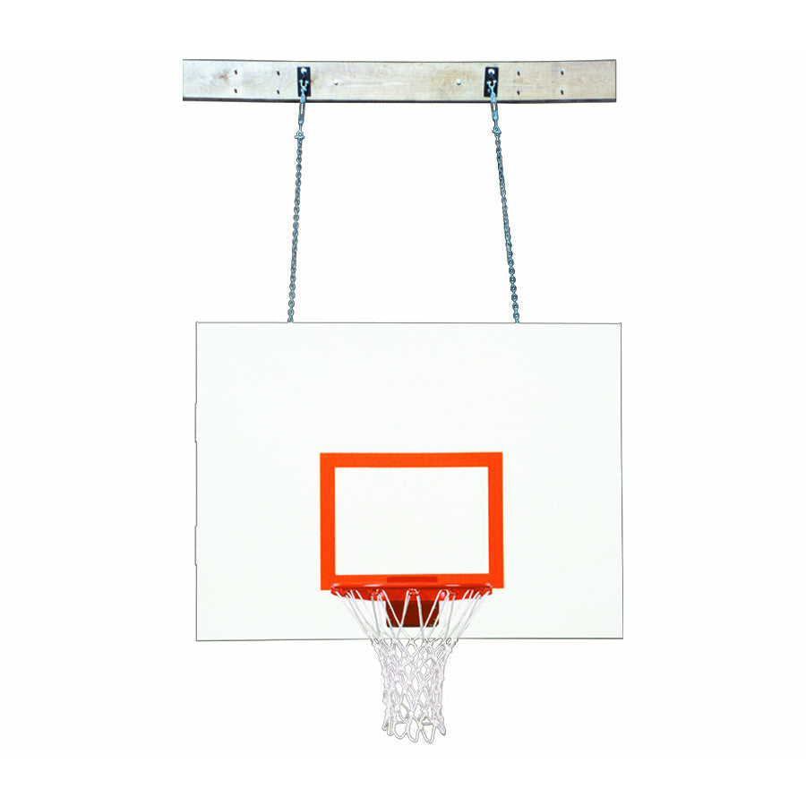 images First Team SuperMount46 Aggressor Wall Mounted Basketball System - Image 1