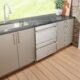 Thor Kitchen 24" Indoor Outdoor Refrigerator Drawer in Stainless Steel TRF24U - Image 3