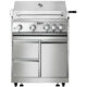 Thor Kitchen 32" 4-Burner Gas BBQ Grill with Rotisserie in Stainless Steel MK04SS304 - Image 2