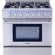 Thor Kitchen 36" Professional Liquid Propane Gas Range in Stainless Steel HRG3618ULP - Image 9