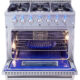 Thor Kitchen 36" Professional Liquid Propane Gas Range in Stainless Steel HRG3618U - Image 2