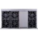 Thor Kitchen 48"Professional Dual Fuel LP  Range in Stainless Steel HRD4803ULP - Image 6