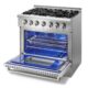 Thor Kitchen 36" Professional Dual Fuel Range in Stainless Steel HRD3606U - Image 5