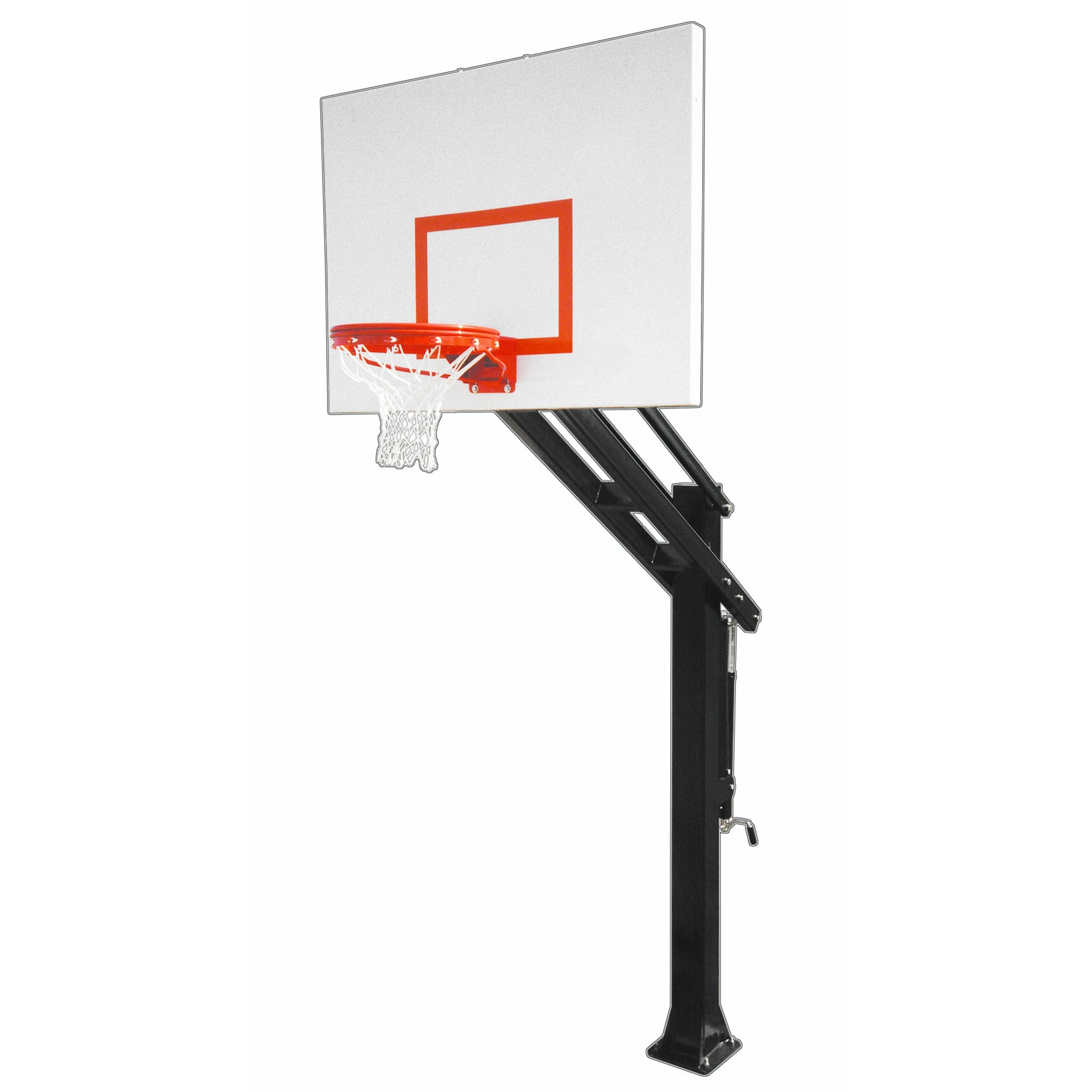 images First Team Titan Impervia In Ground Adjustable Basketball System - Image 1