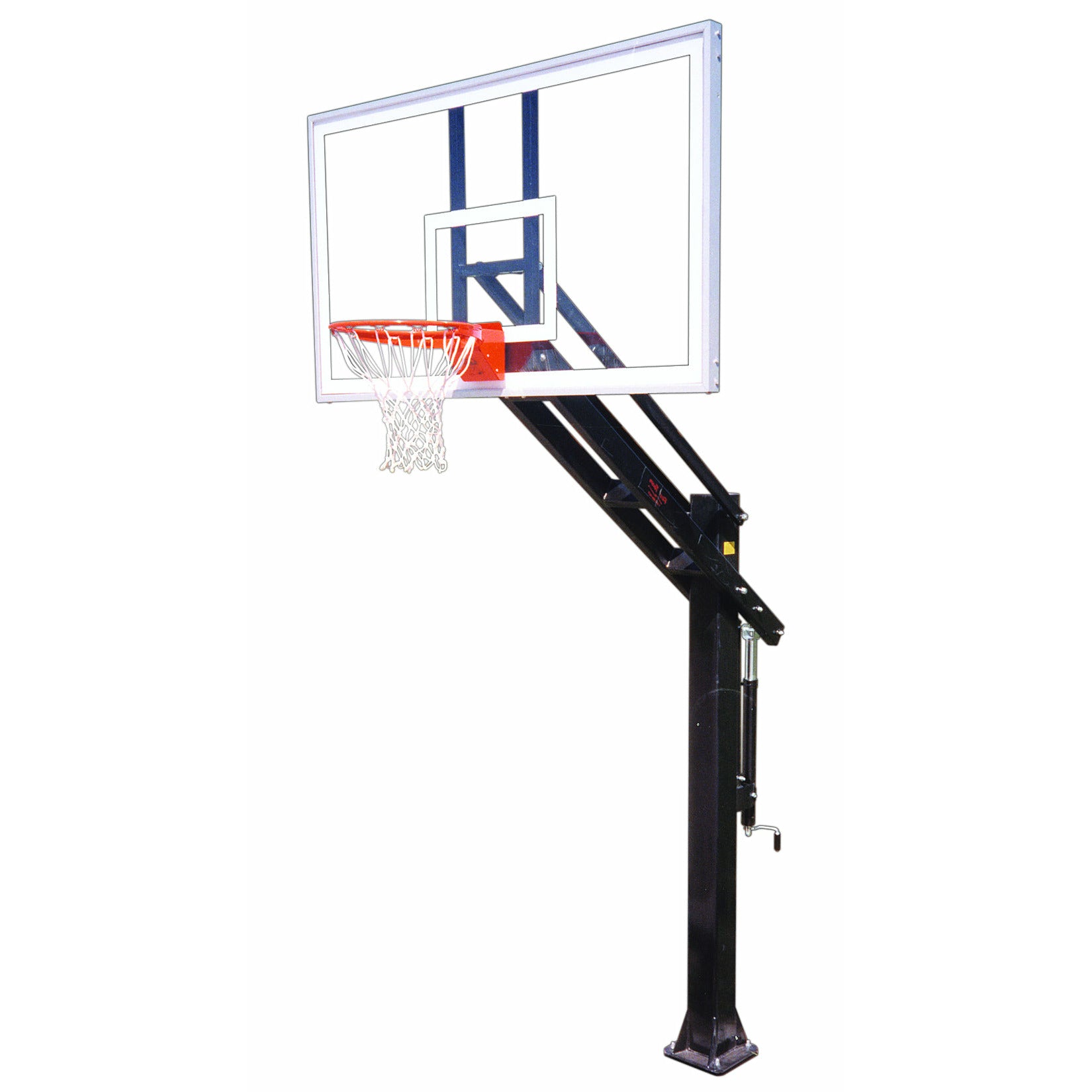 images First Team Titan Supreme In Ground Adjustable Basketball System - Image 1